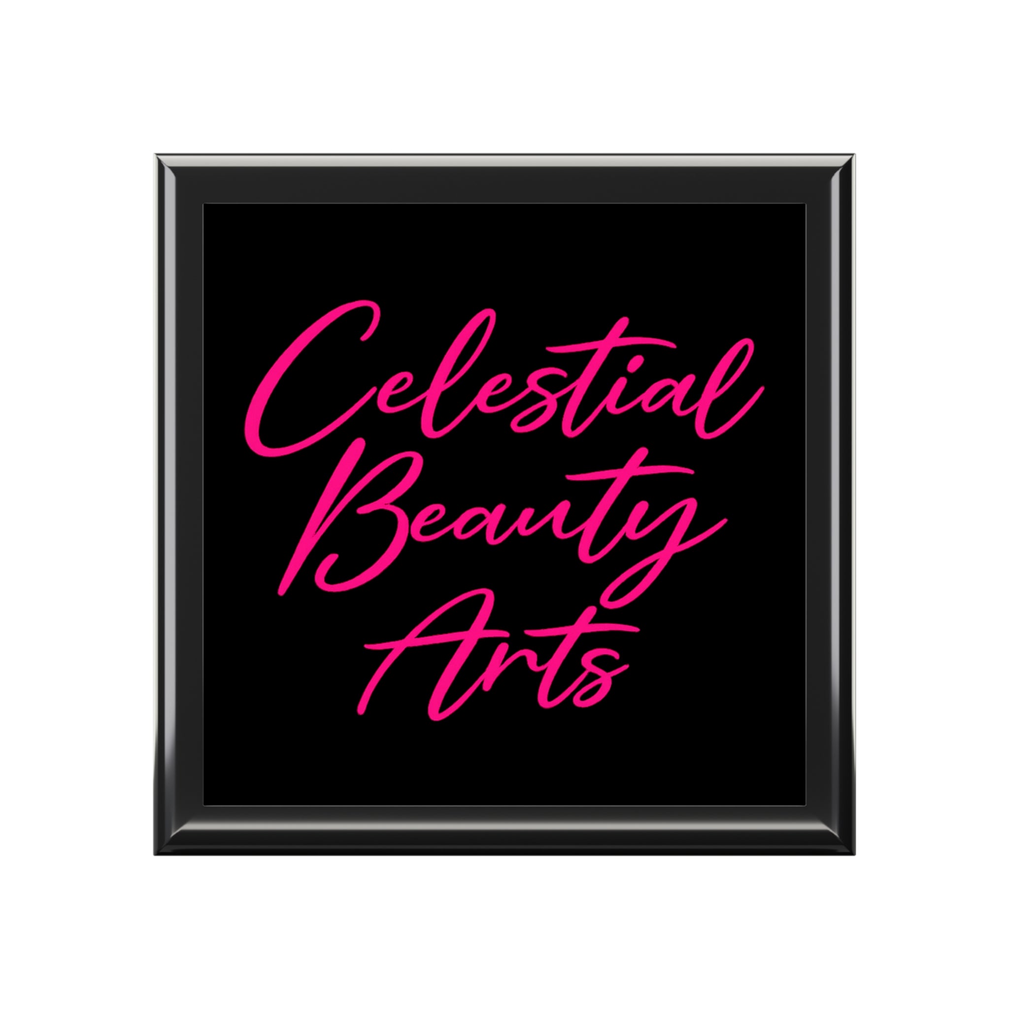 Jewelry/Cosmetic Box — 'Celestial Beauty Arts' Personalized Keepsake Box